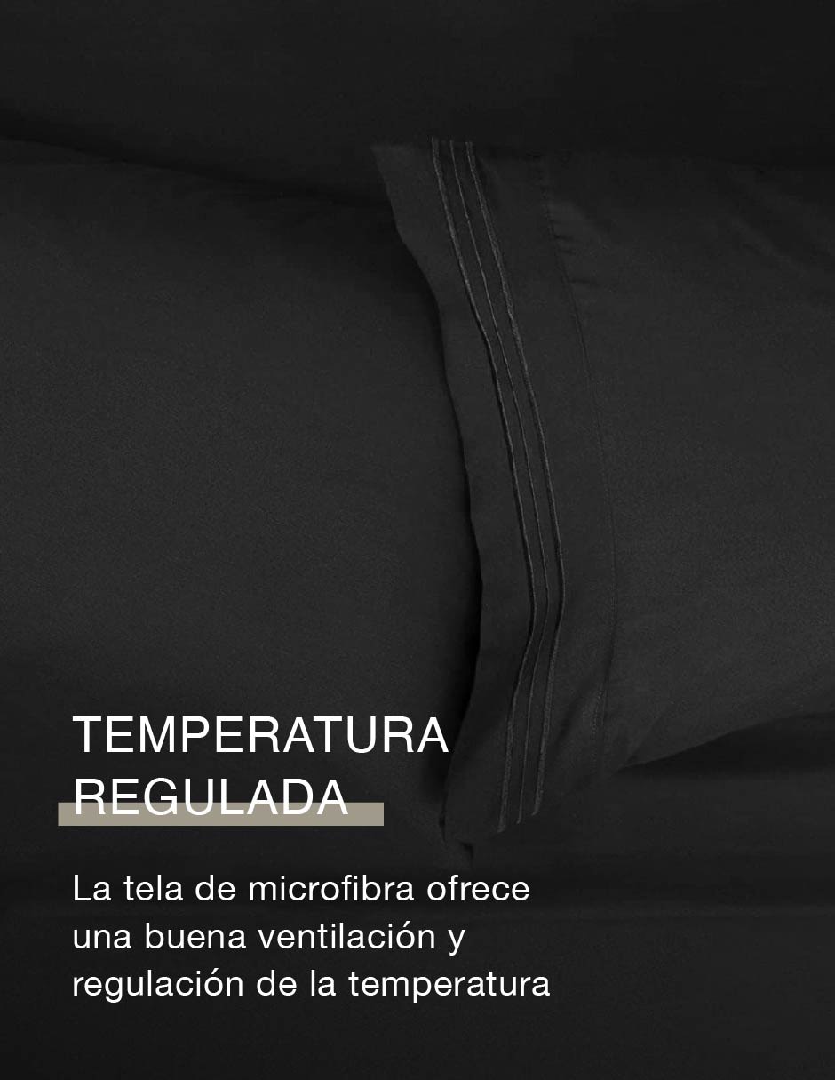 Juego de sábanas de microfibra Soft 7