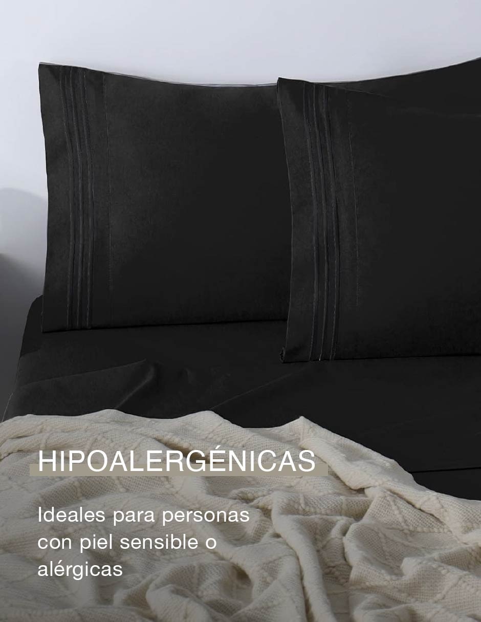 Juego de sábanas de microfibra Soft 8