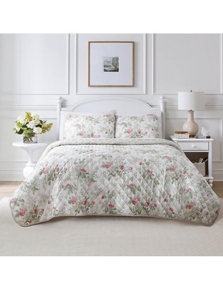 Set de colcha Laura Ashley Naomi Floral Pink