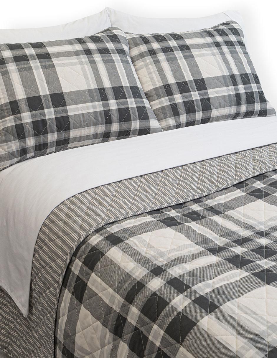 Set de colcha Eddie Bauer Coal Creek Plaid