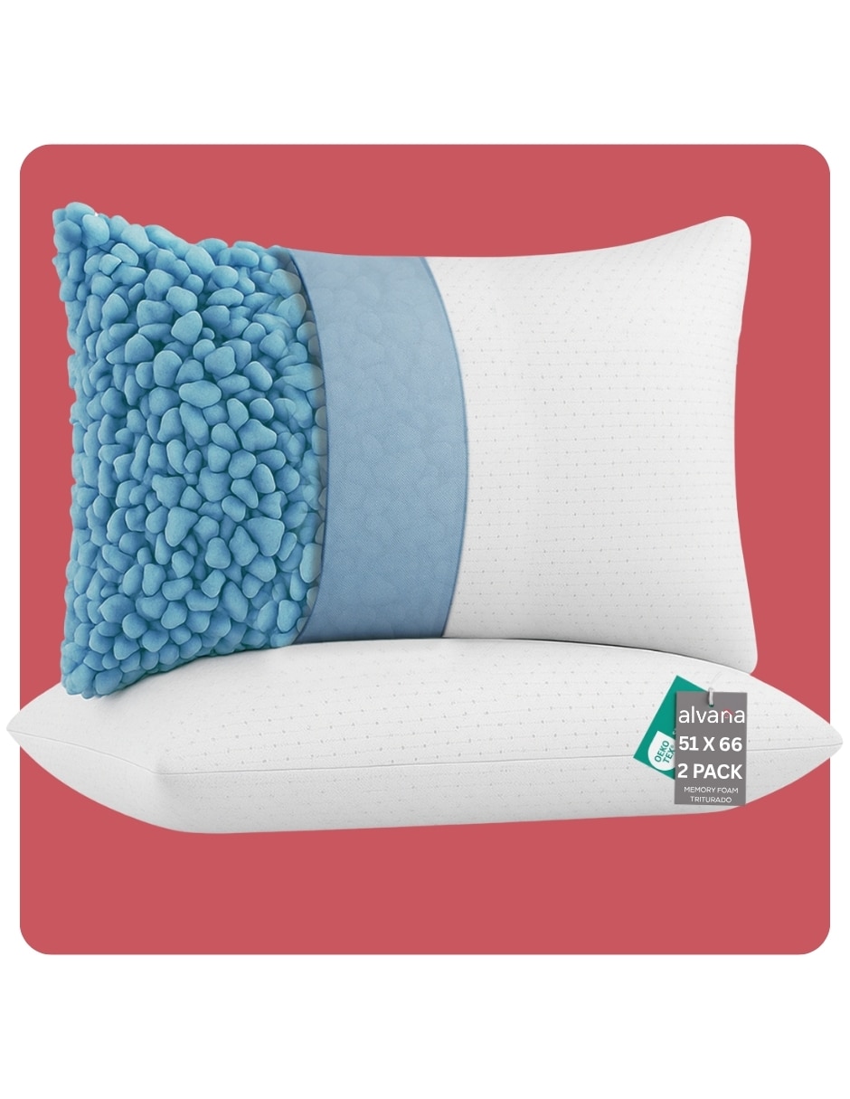 Set de almohada hipoalergénicos firmeza media
