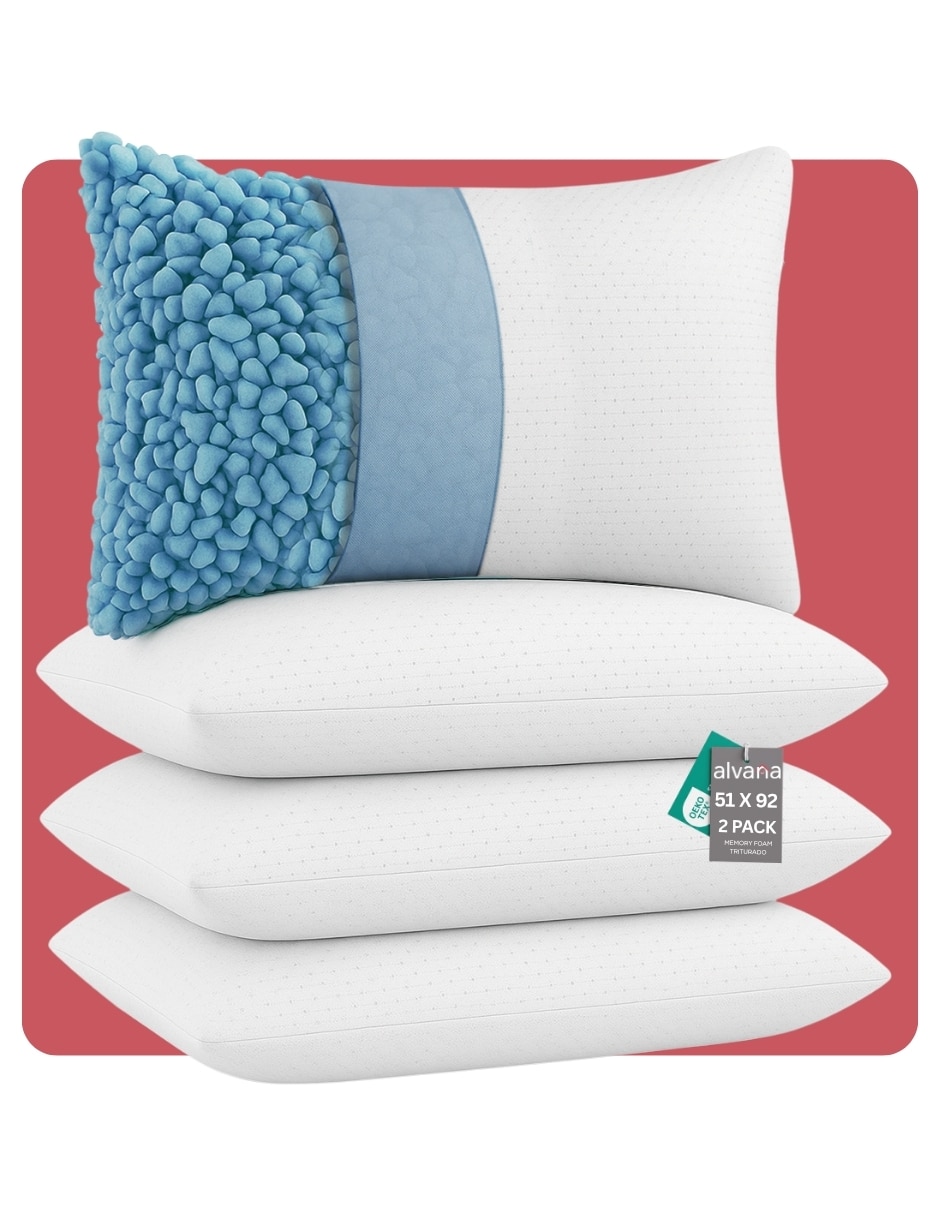 Set de almohada hipoalergénica firmeza media Set de almohada hipoalergénica firmeza media