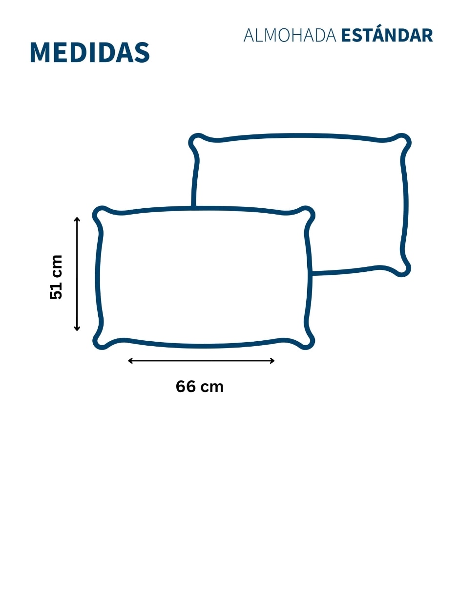 Set de almohada hipoalergénica firmeza media 9