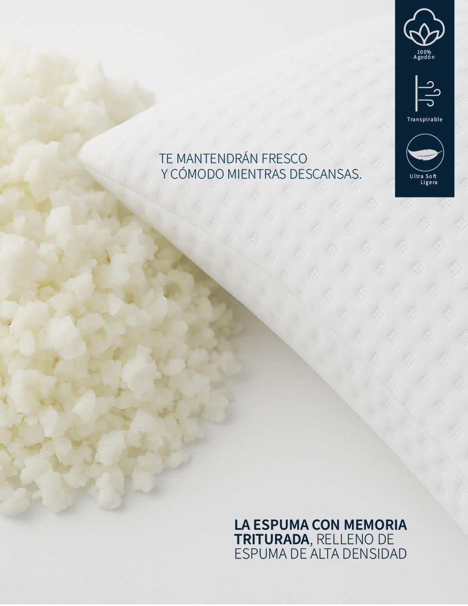 Set de almohada hipoalergénica firmeza media 3