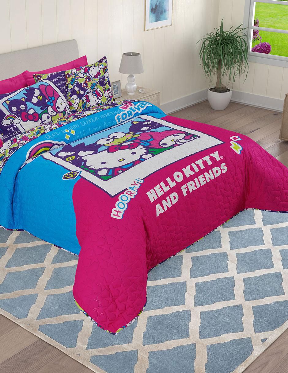 Set de colcha Hello And Kitty Friends 2