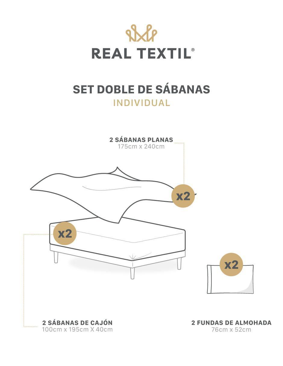 Juego de sábanas de microfibra 216 hilos 7