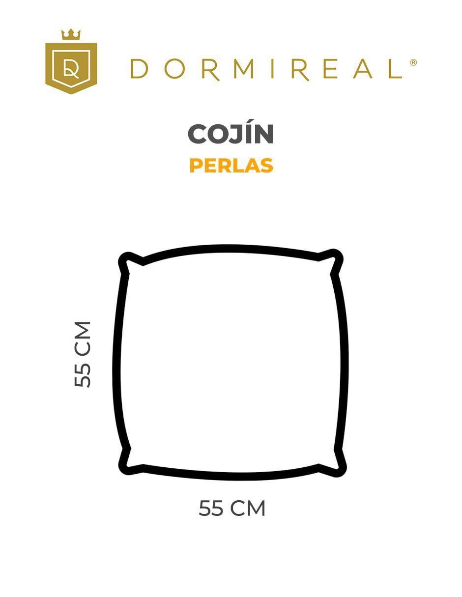 Cojín decorativo perlas 2