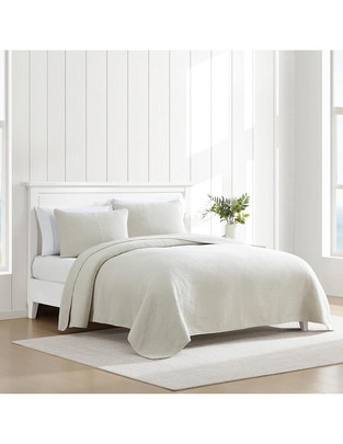 Set de colcha Seashore Stitch Beige