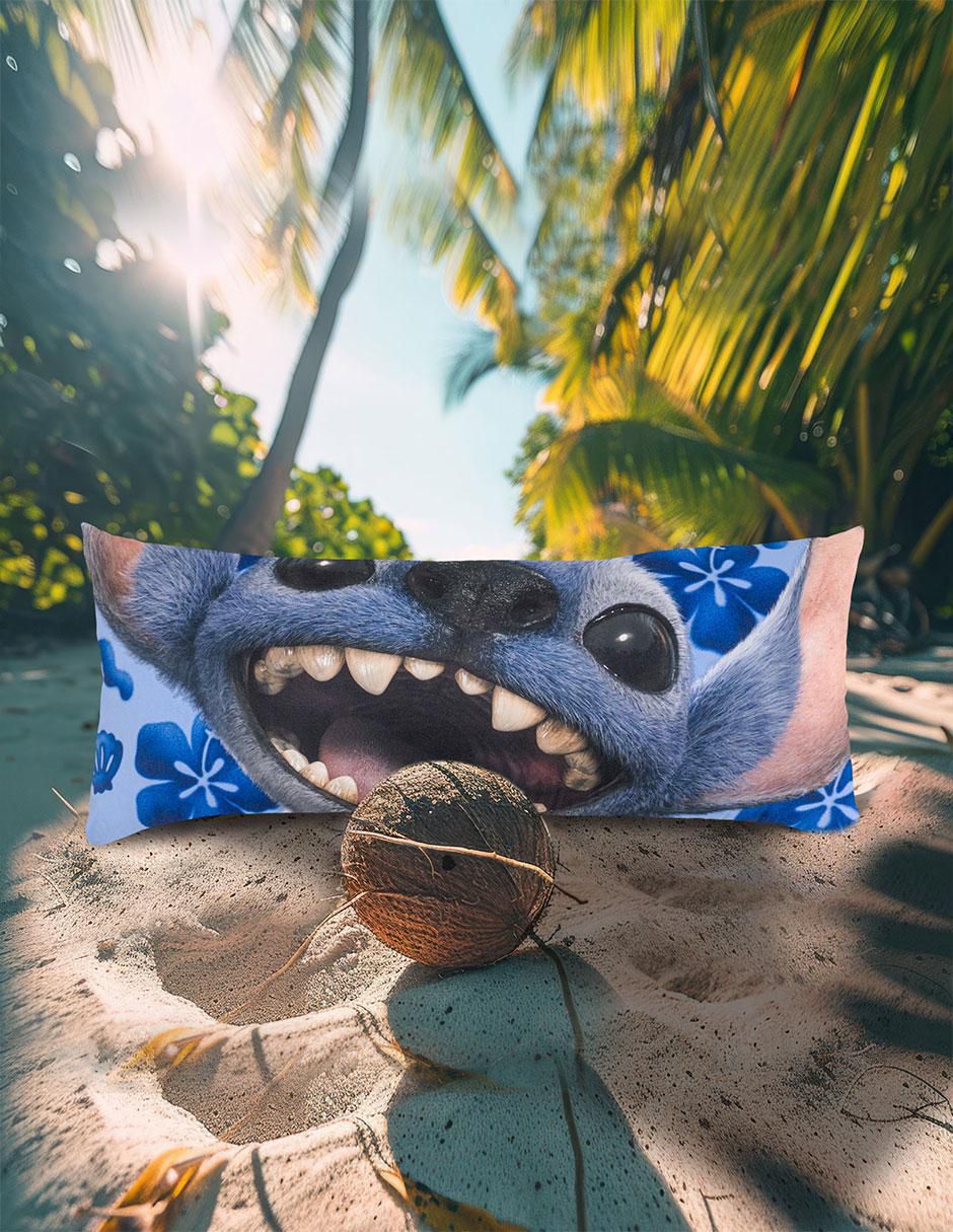 Almohada Súper Jumbo Stitch Aloha firmeza media