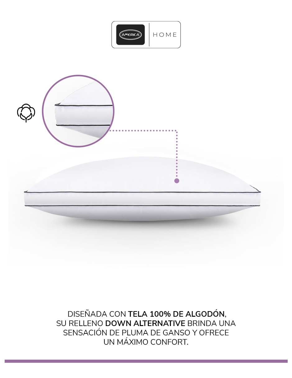 Almohada firmeza suave 10