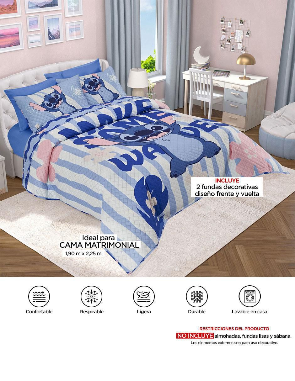 Set de colcha Providencia Stitch Waves