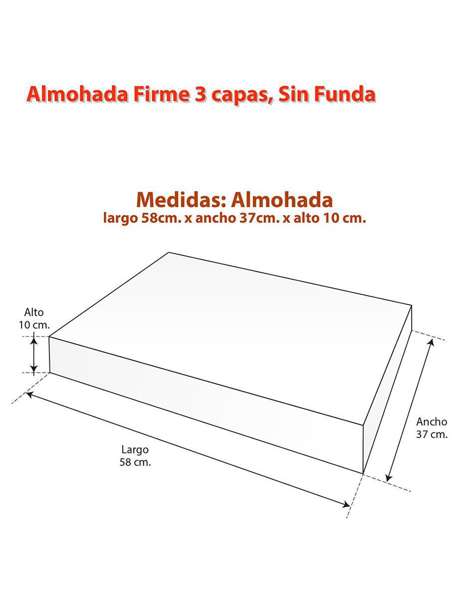 Almohada firmeza media