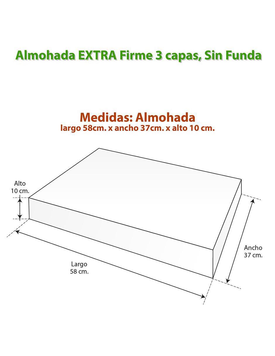Almohada firmeza alta