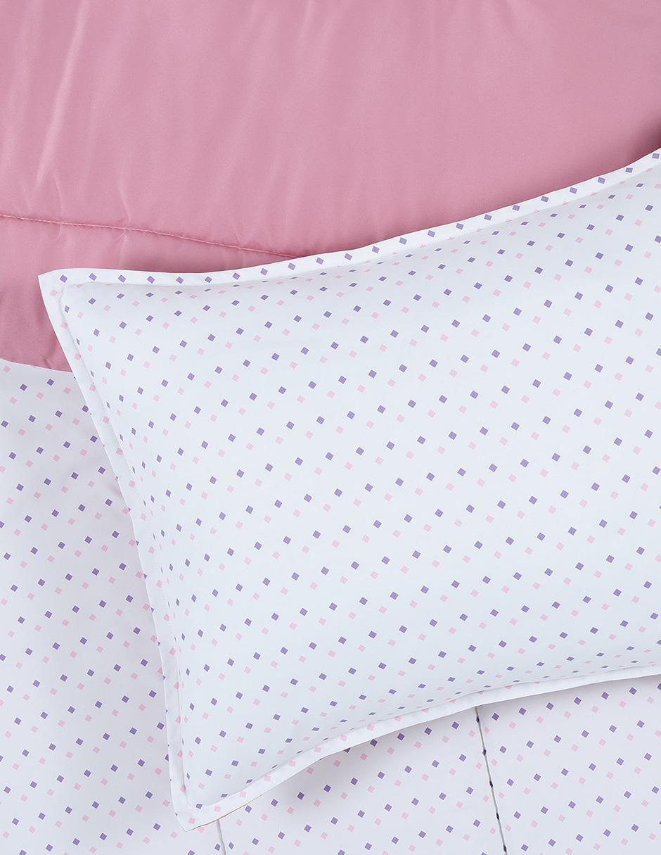 Set edredón Kaltex Home Elliot Mauve R