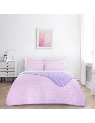 Set de colcha Solid Rosa Mauve