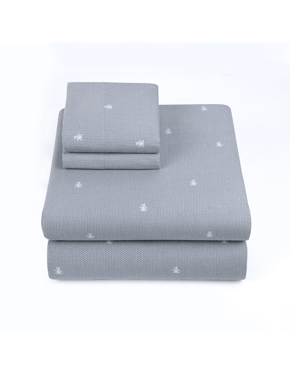Juego de sábanas de franela Salma Grey 4