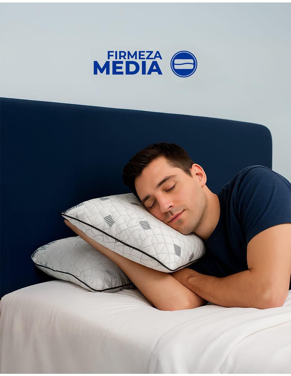 Almohada Luxe-Carbón firmeza media