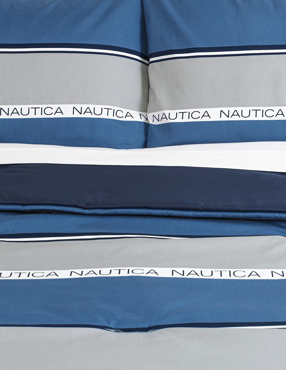 Set edredón Nautica Belle Castle Blue 2