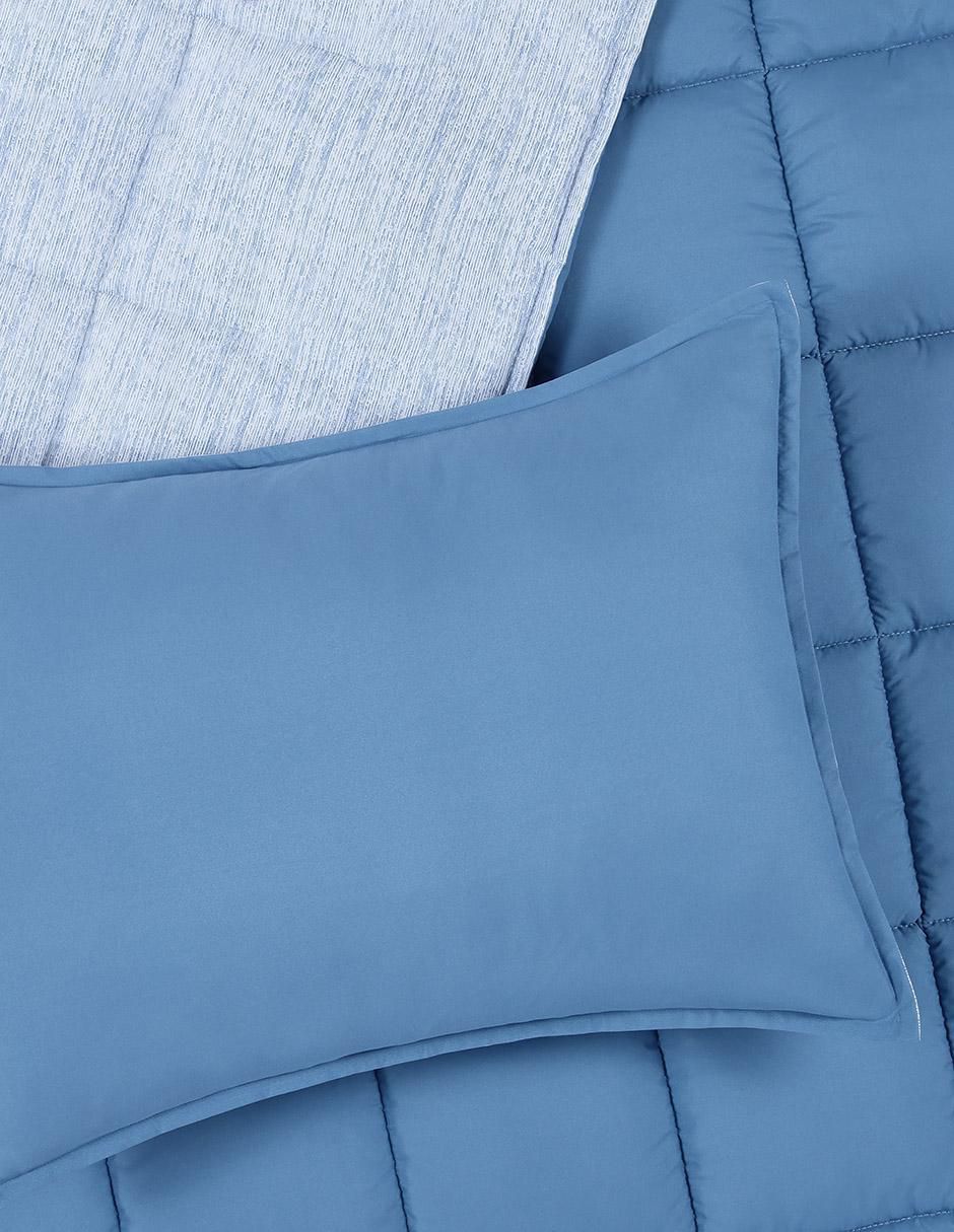 Set edredón Kaltex Home Kent Blue Reversible