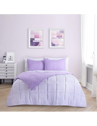 Set edredón Kaltex Home Kent Mauve Reversible Set edredón Kaltex Home Kent Mauve Reversible