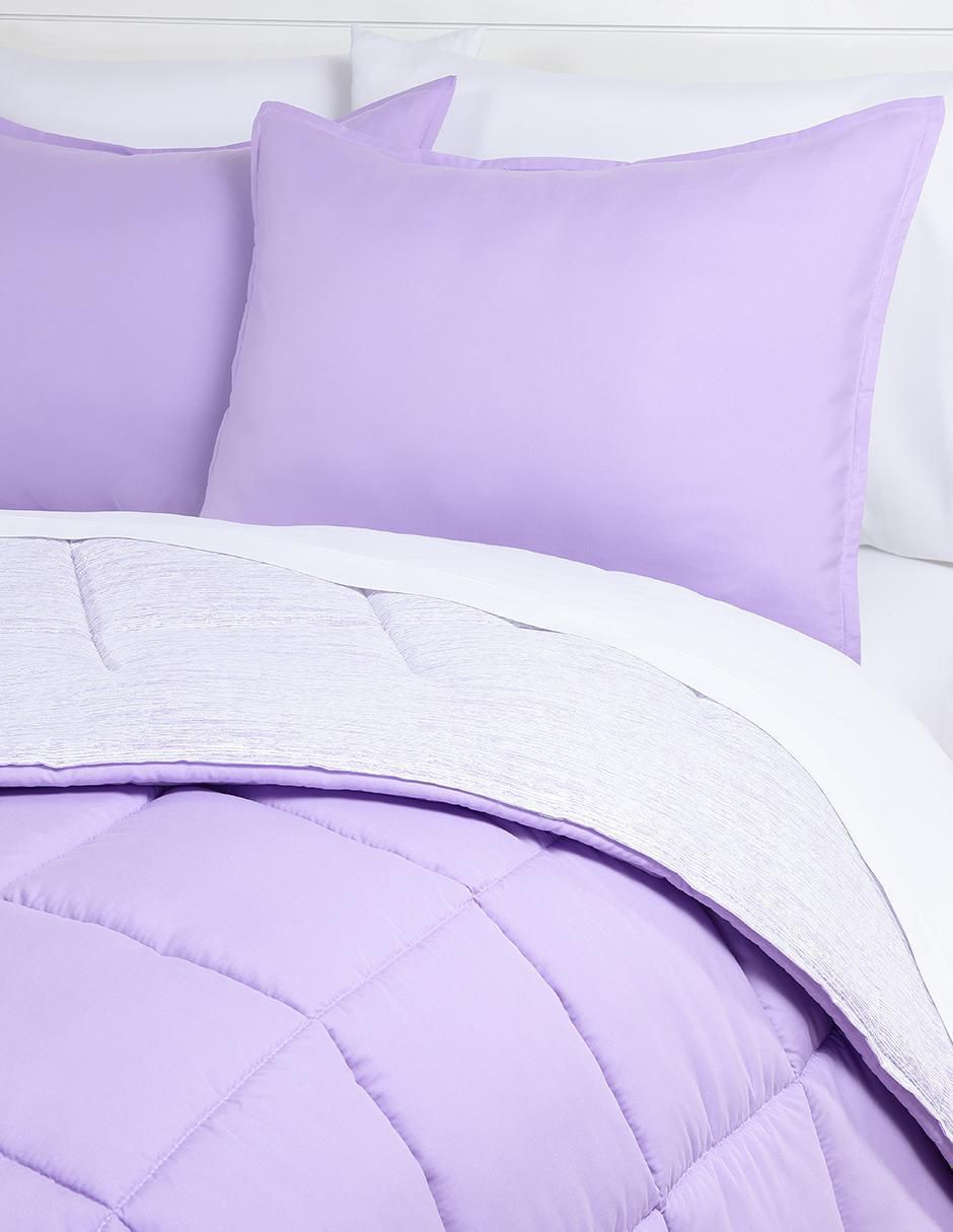 Set edredón Kaltex Home Kent Mauve Reversible