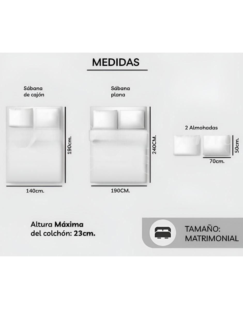 Juego de sábanas de microfibra 2800 hilos Xtllar2838 5