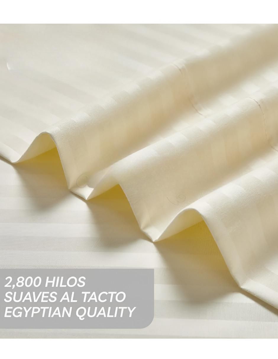 Juego de sábanas de microfibra 2800 hilos Xtllar2838 3