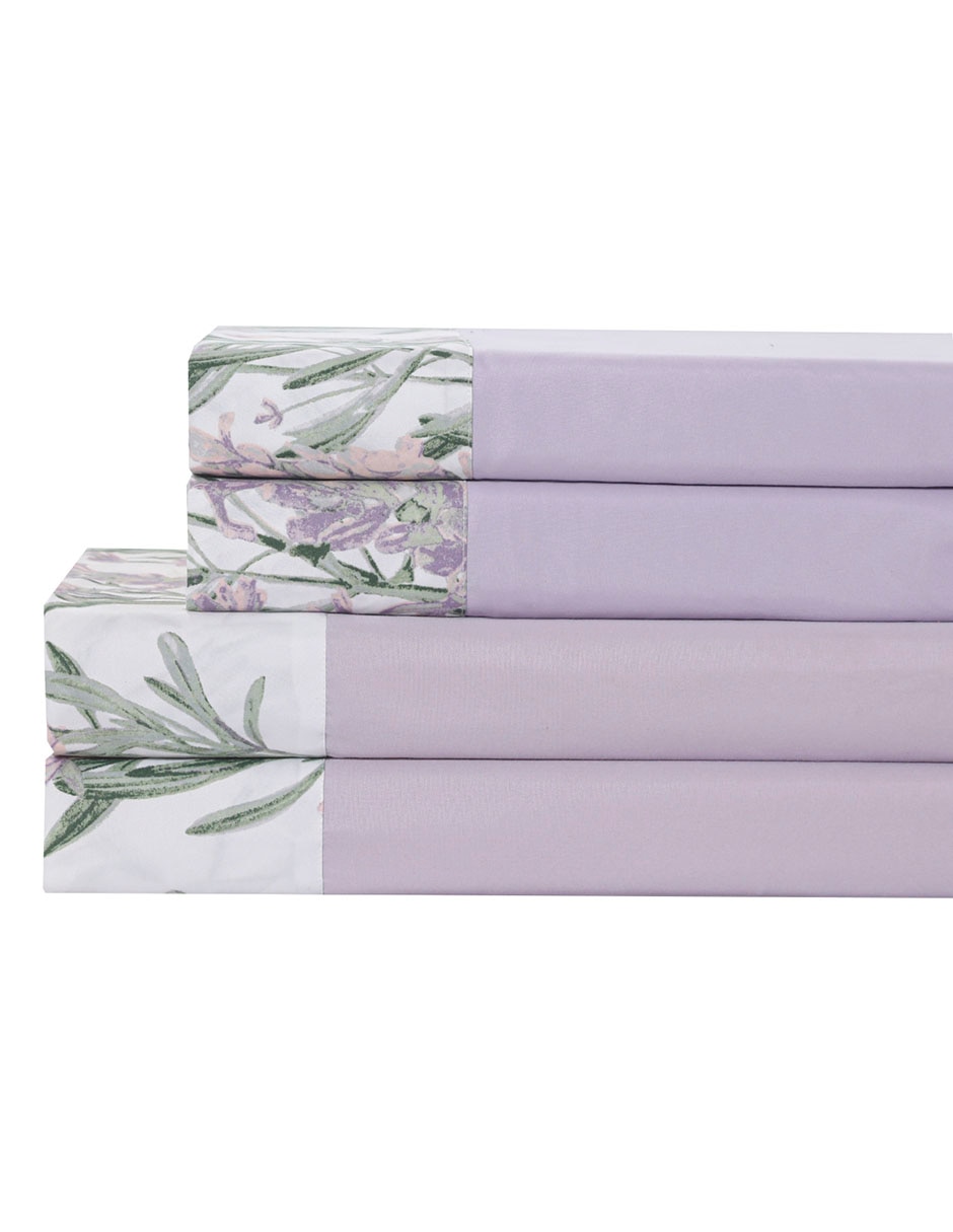 Juego de sábanas de microfibra 90 g Lavender 2
