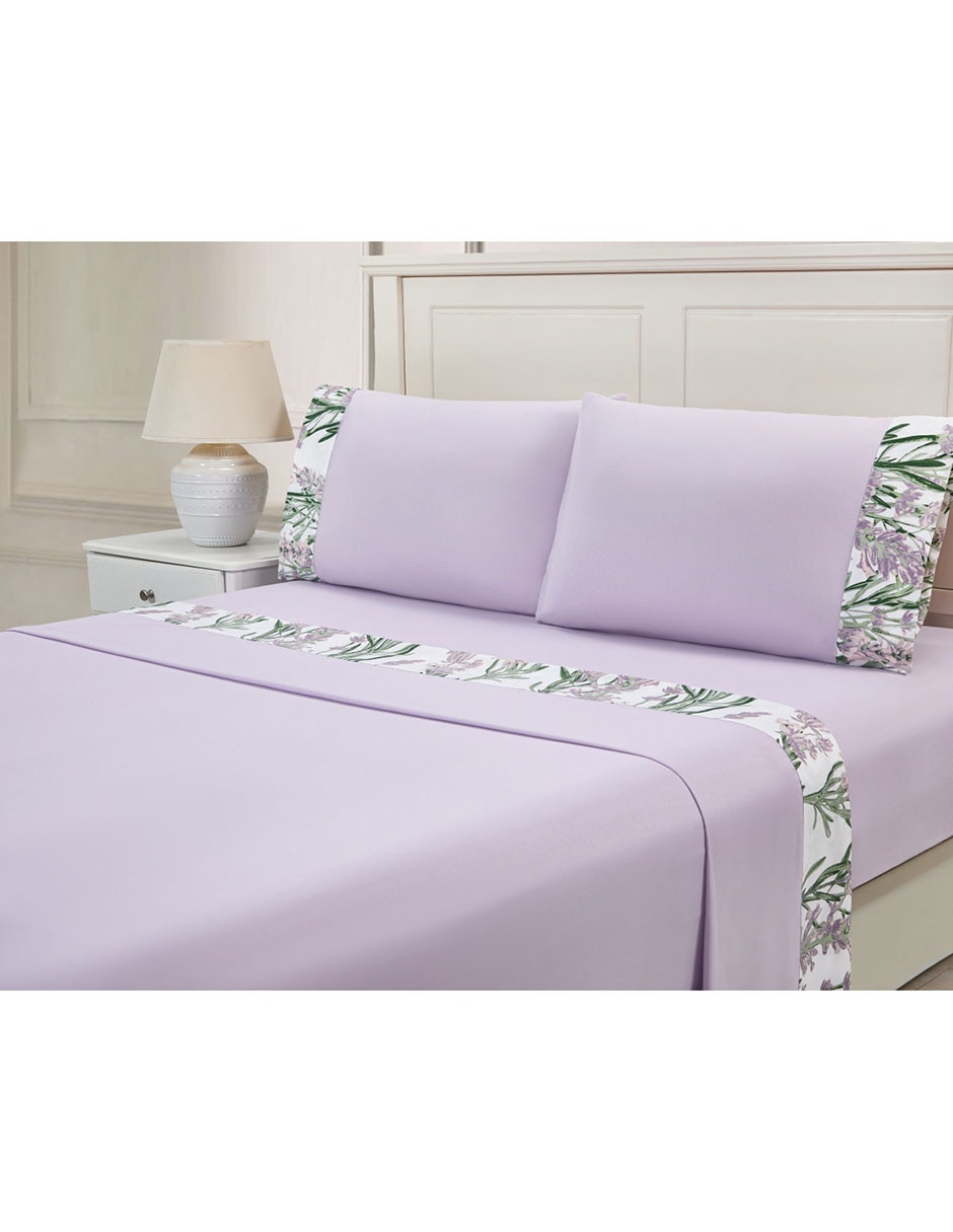 Juego de sábanas de microfibra Lavender 1