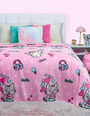 Cobertor estampado infantil