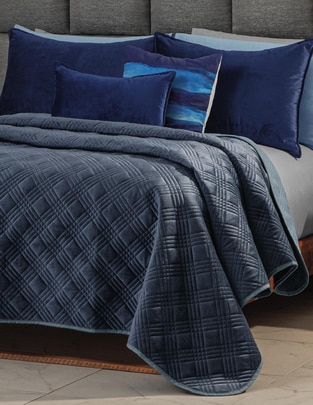 Colcha Pacific Blue