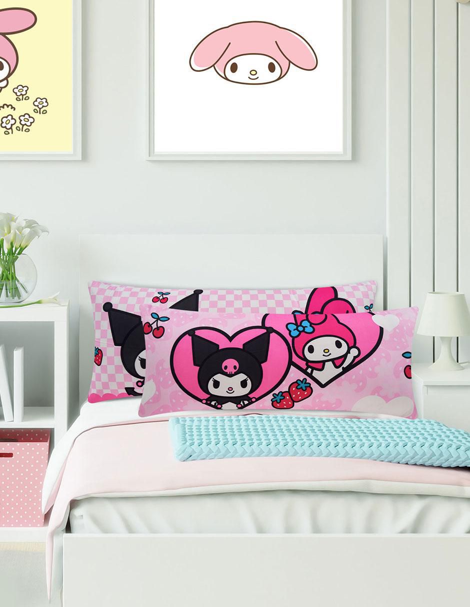 Almohada Kuromi y My Melody Jumbo firmeza media 6