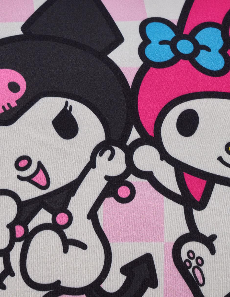 Almohada Kuromi y My Melody firmeza media