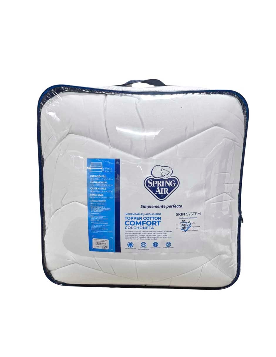 Colchoneta Topper Cotton Conford suave 4