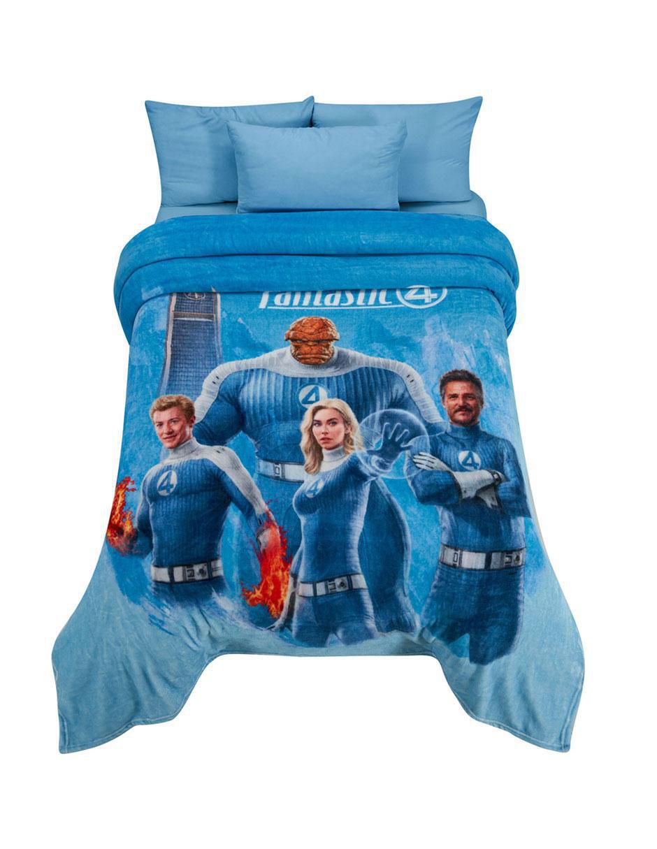 Cobertor Los 4 Fantásticos Serenity Blue