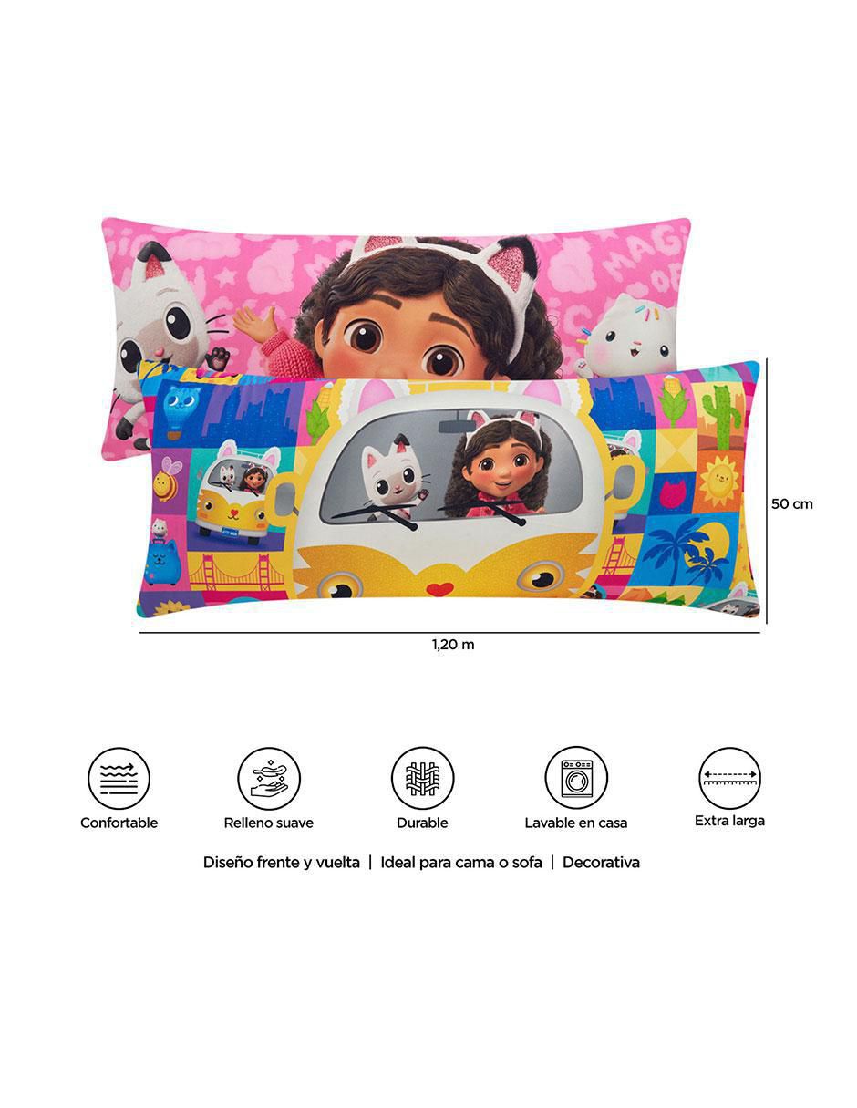 Almohada Súper Jumbo Gabby Dollhouse Magic firmeza media 8