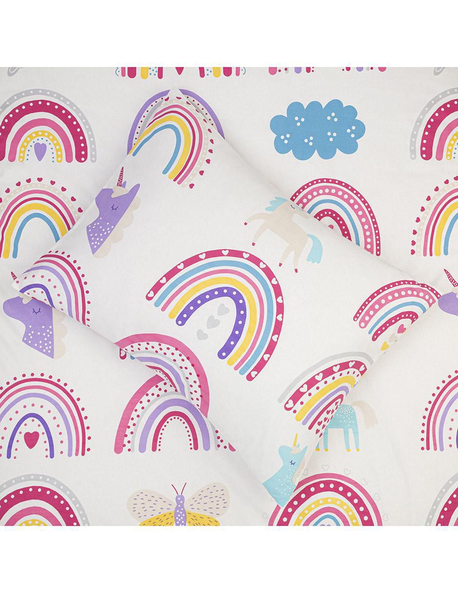 Set edredón Knapp & Crazy Rainbows Pink 2