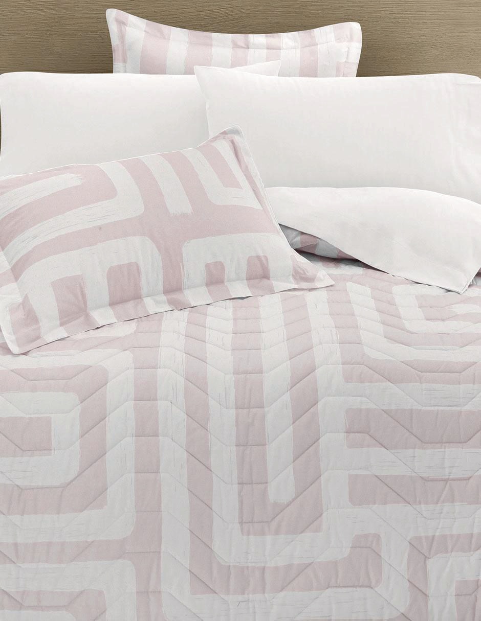 Set de colcha Dalfiori Basic Pisani Rosa