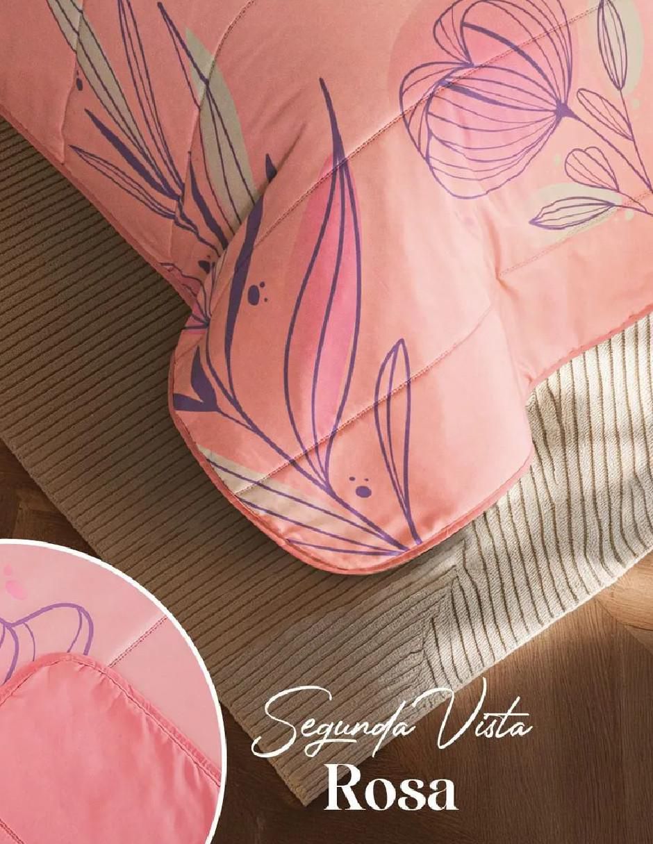 Colcha Pink Sunflower 4