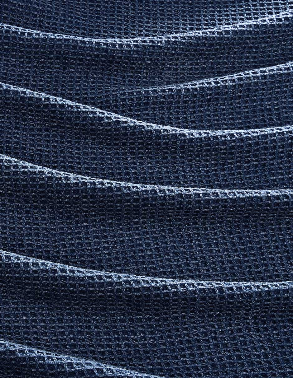 Colcha Washed Blanket Navy 3