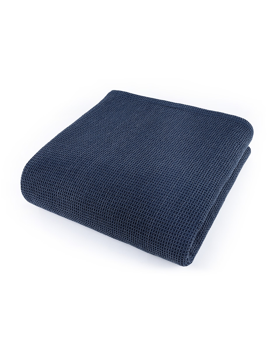 Colcha Washed Blanket Navy 4