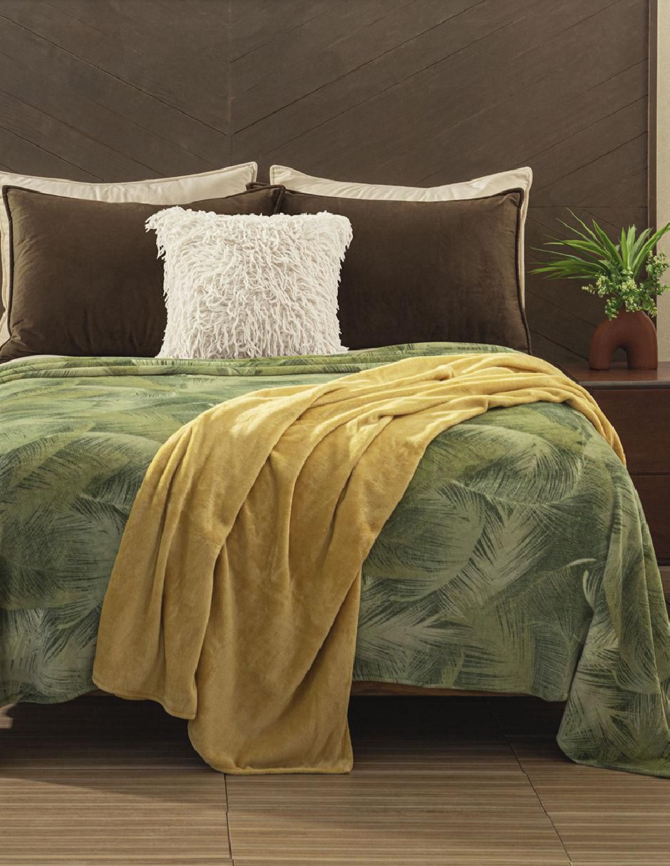 Cobertor estampado floral 5