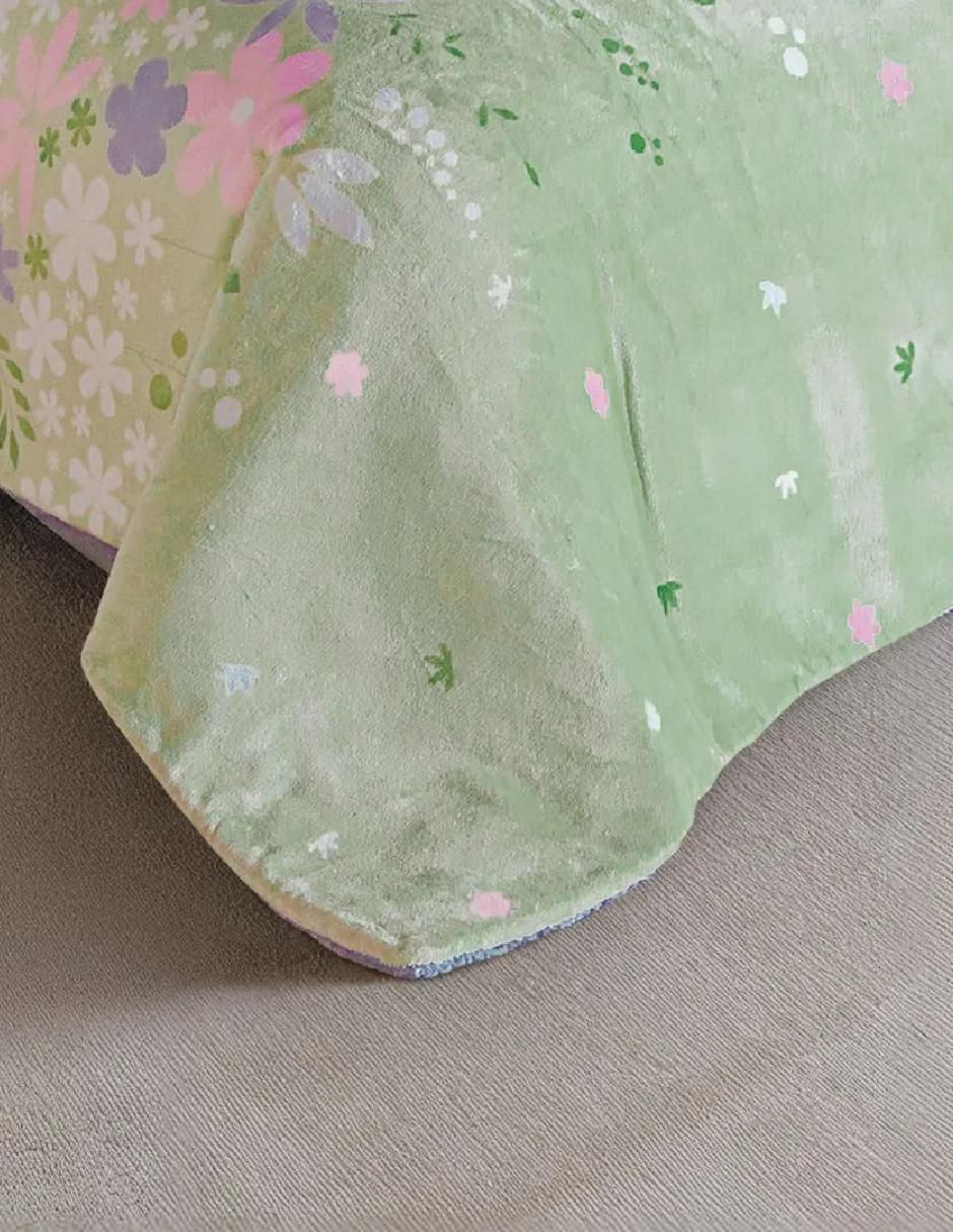 Cobertor Flora LuxPuff Lluvia Floral 2