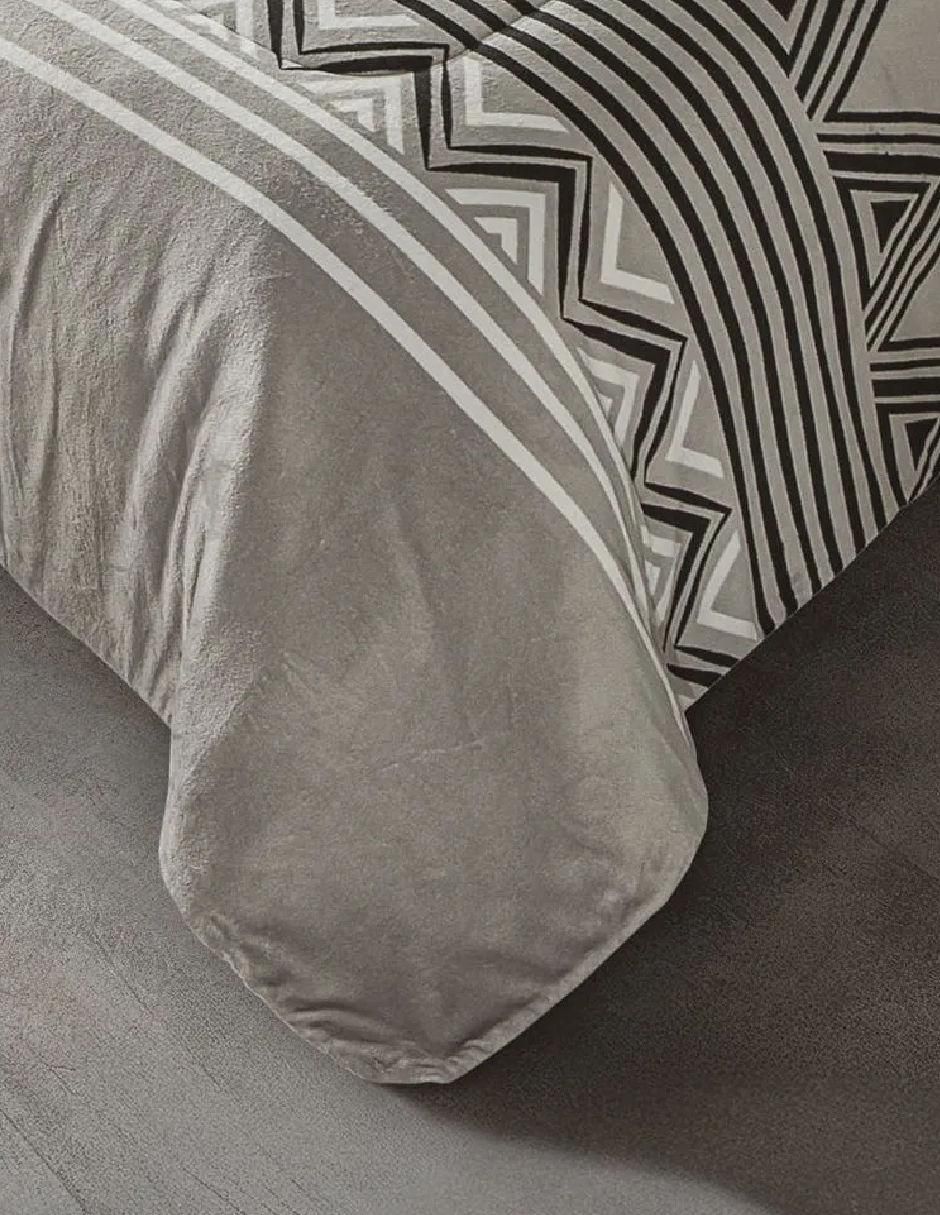 Cobertor Luxs Sueño Tribal estampado geométrico 3