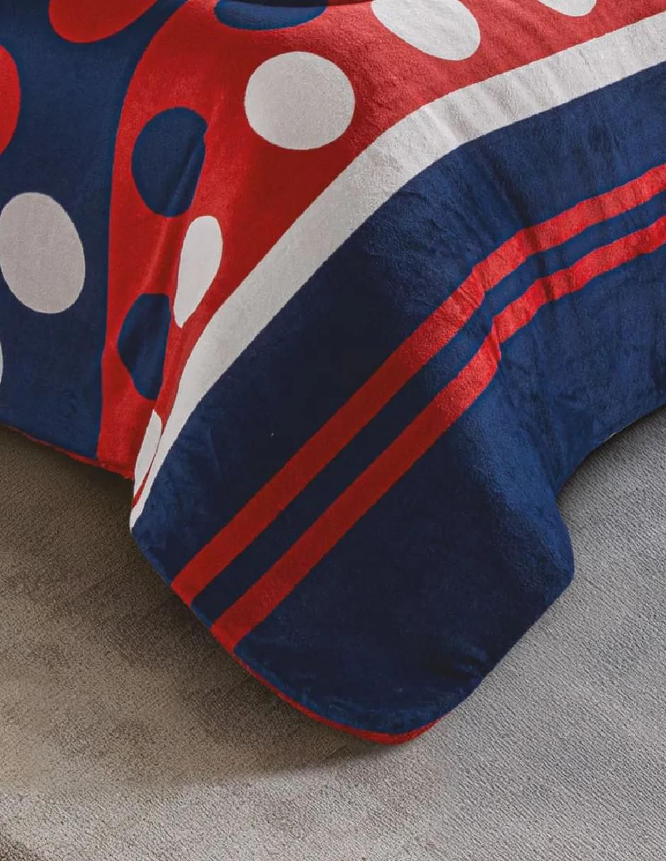 Cobertor Chill Dots estampado geométrico 3