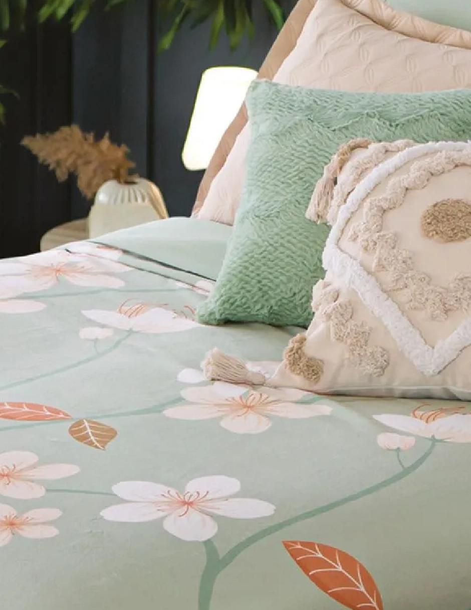 Cobertor   estampado floral 3