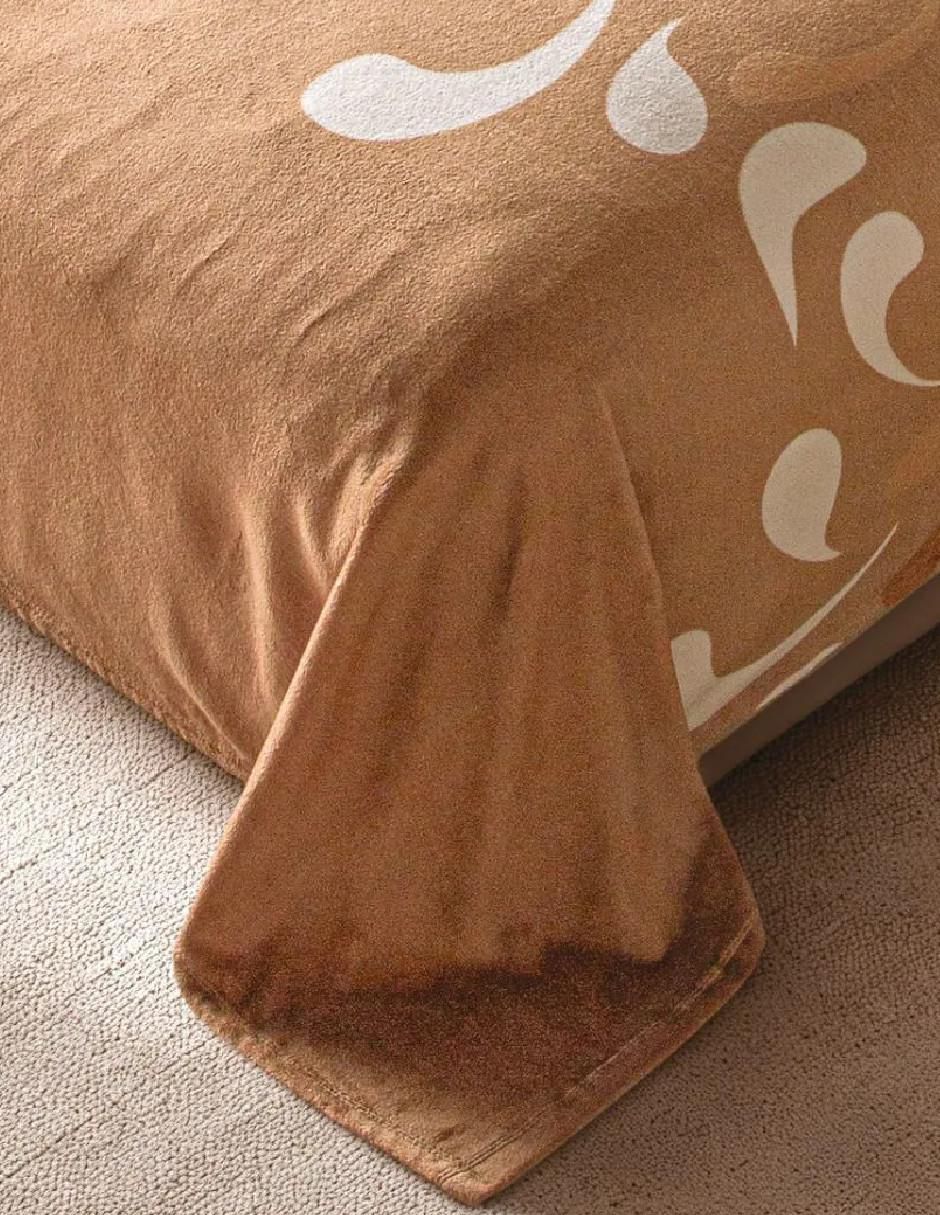 Cobertor Ultraligero Cedro estampado geométrico 4