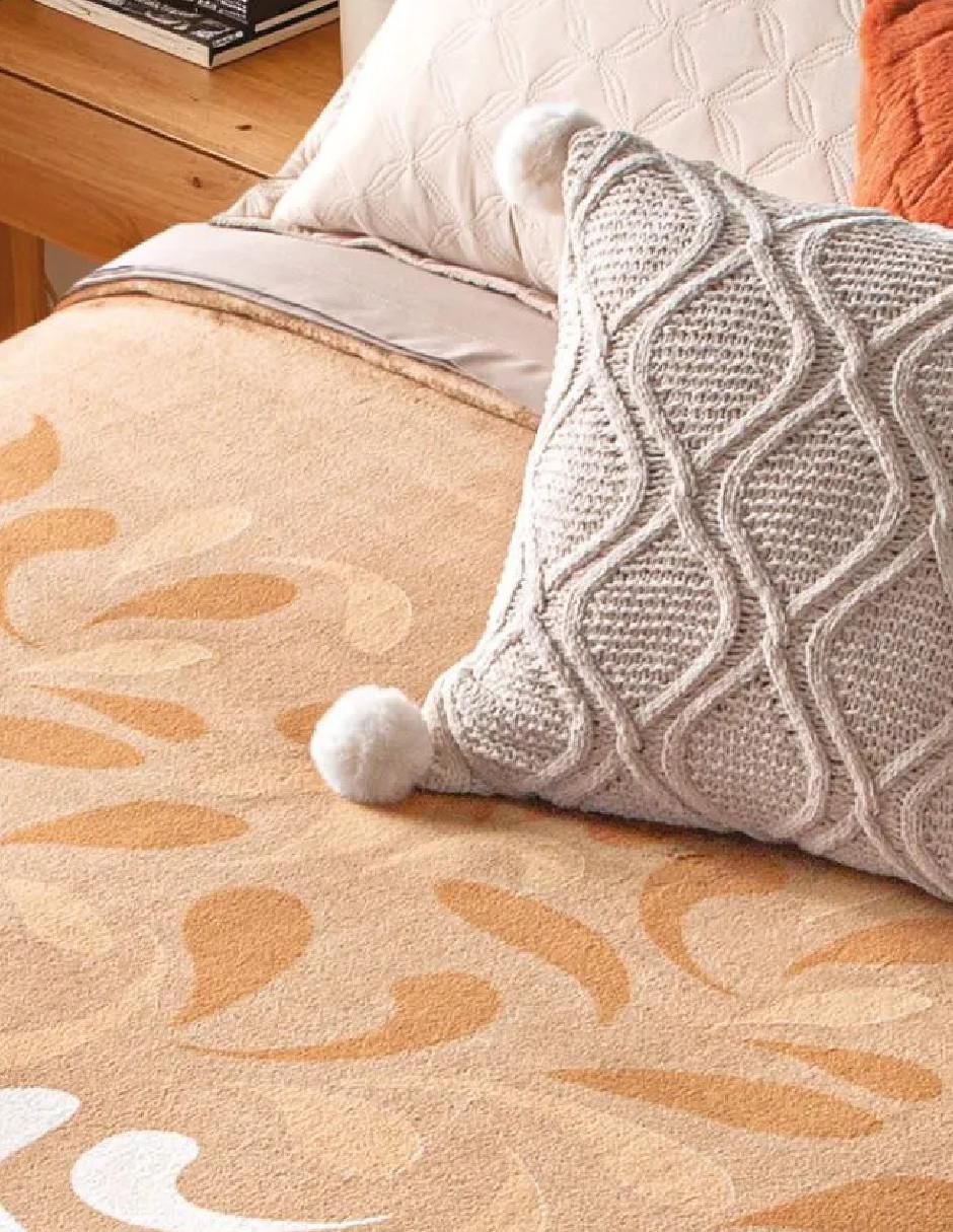 Cobertor Ultraligero Cedro estampado geométrico 3