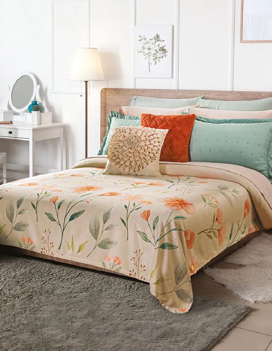 Cobertor estampado floral Cobertor estampado floral