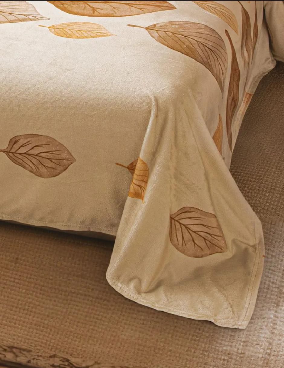 Cobertor estampado floral